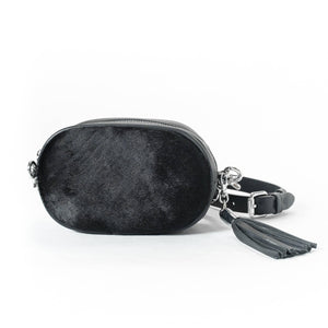 Woman leather bag OVAL Tefia